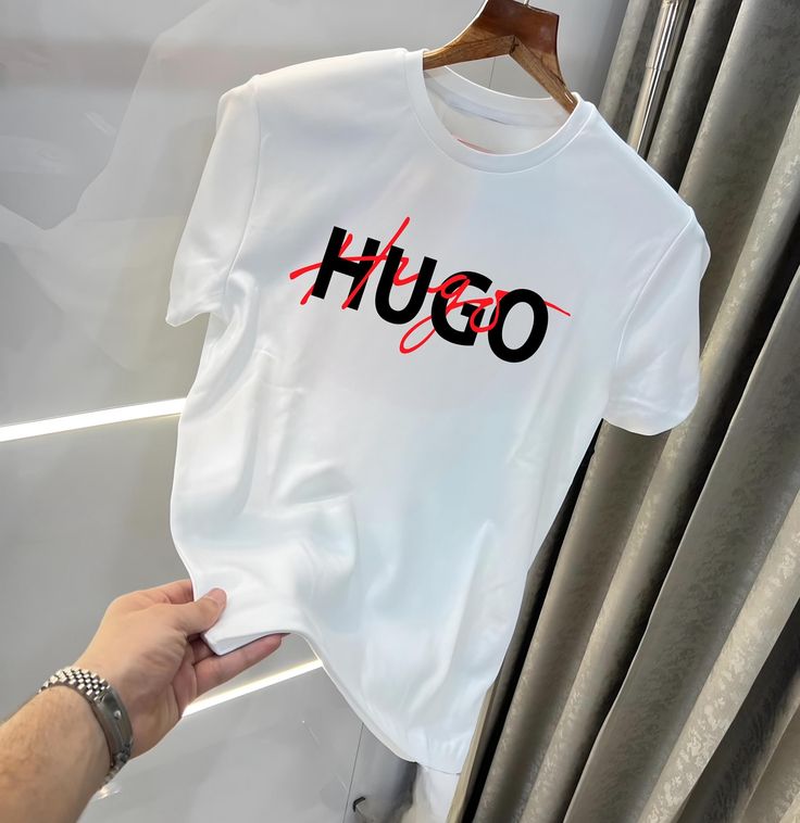 Hugo-Inspired Premium Graphic T-Shirt – Sleek Casual Comfort