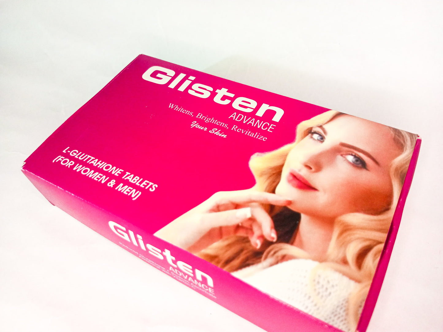 Glisten Advance – Glutathione & Vitamin C for Radiant, Clear, and Brighter Skin! 30 Tablets