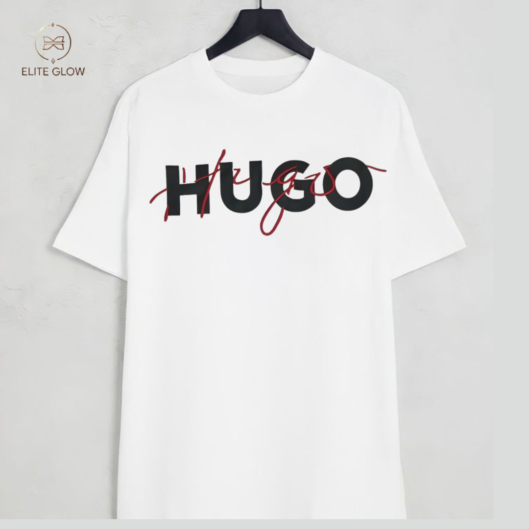 Hugo-Inspired Premium Graphic T-Shirt – Sleek Casual Comfort