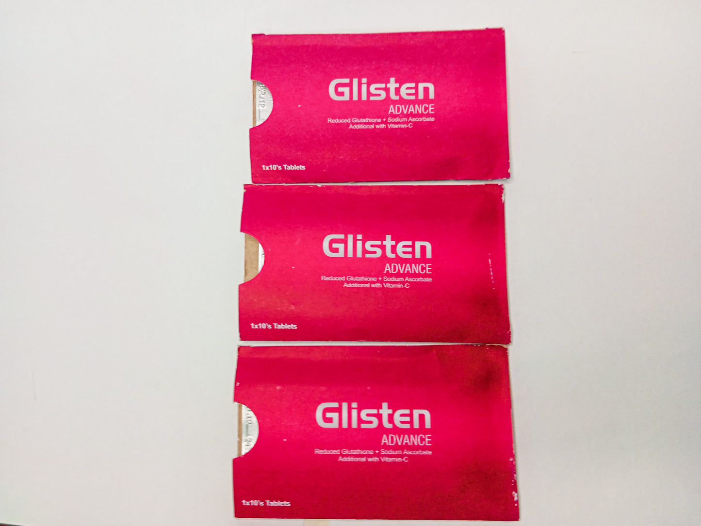 Glisten Advance – Glutathione & Vitamin C for Radiant, Clear, and Brighter Skin! 30 Tablets
