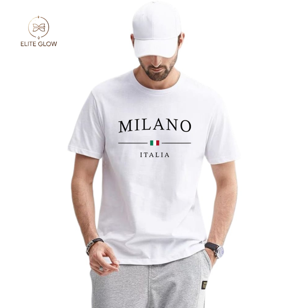 Milano Italy Premium Design T-Shirt – Elegant Everyday Comfort