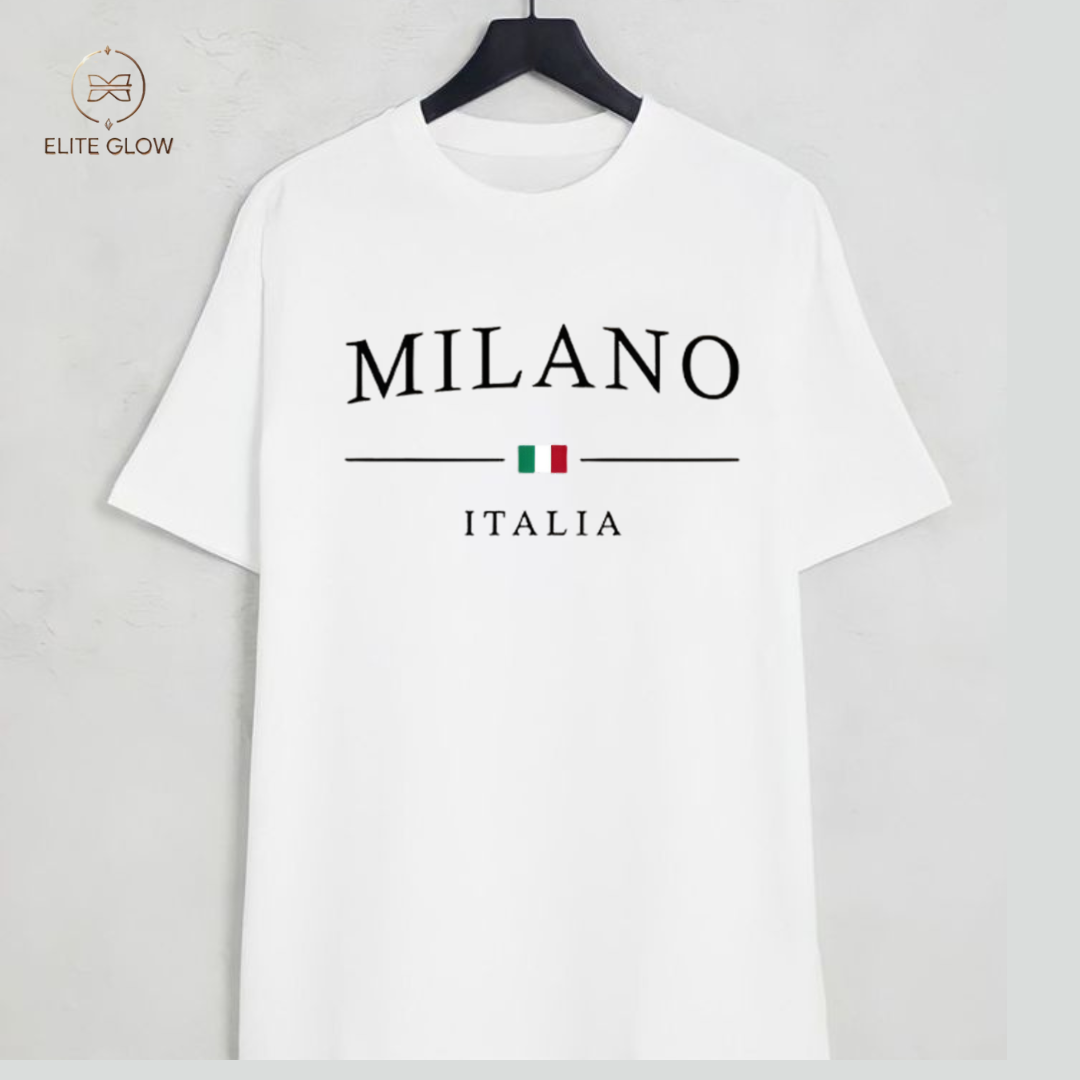 Milano Italy Premium Design T-Shirt – Elegant Everyday Comfort